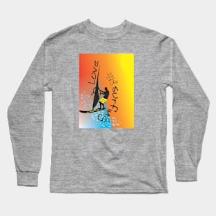 Love Surfing Long Sleeve T-Shirt